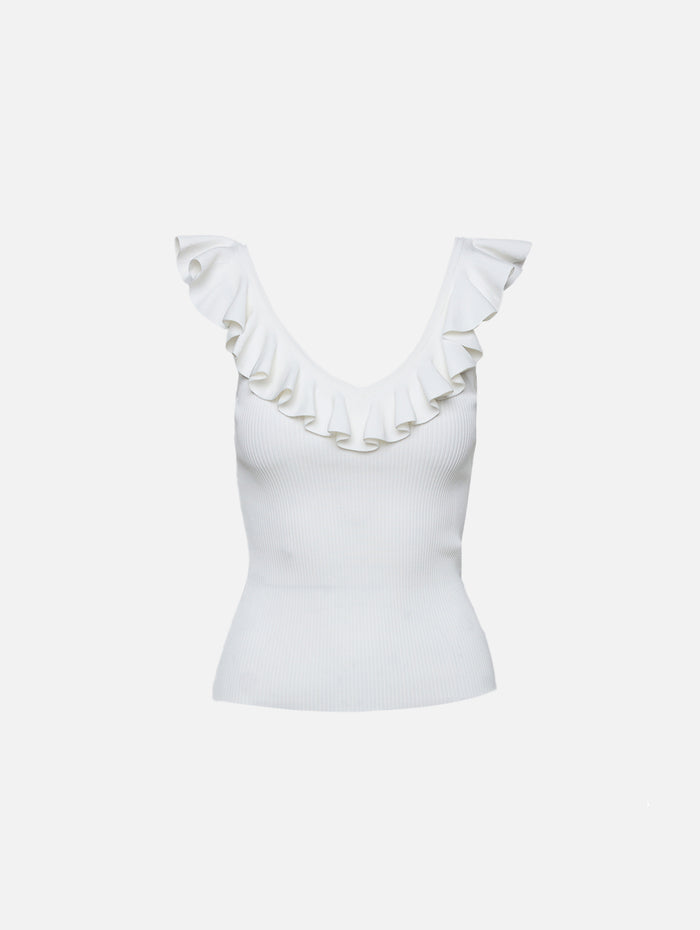 Awaken Frill Top,ZIMMERMANN,PARCHMENT,Image 1