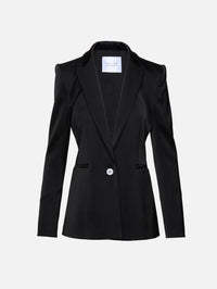 Sculpted Blazer,GALVAN,BLACK,Image 1