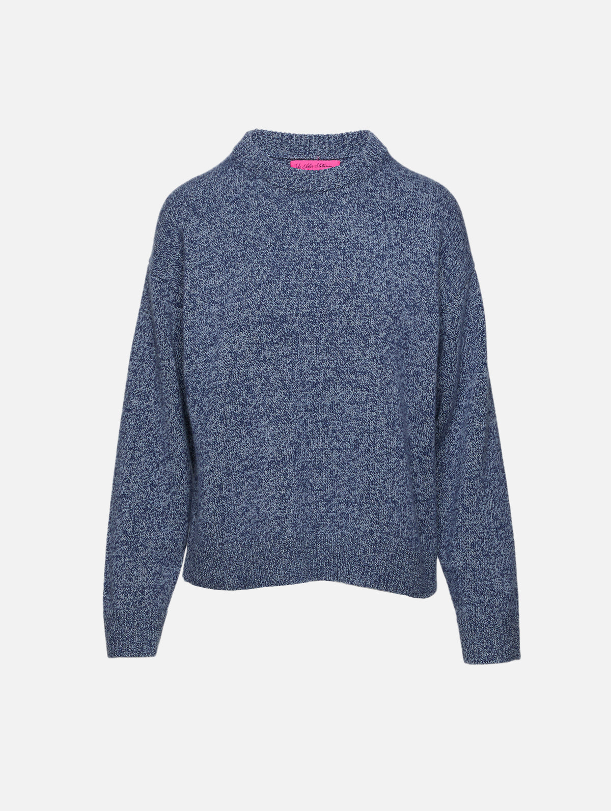 Zuma Marl Crew Sweater,THE ELDER STATESMAN,STORM TWIST,Image 1