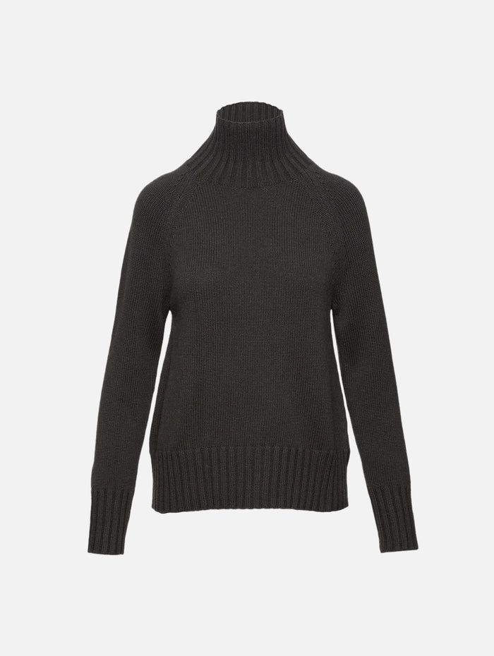 Mantova Turtleneck Top,MAX MARA,GREEN,Image 1