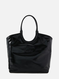 Ivy Tote Bag,MIU MIU,BLACK,Image 1