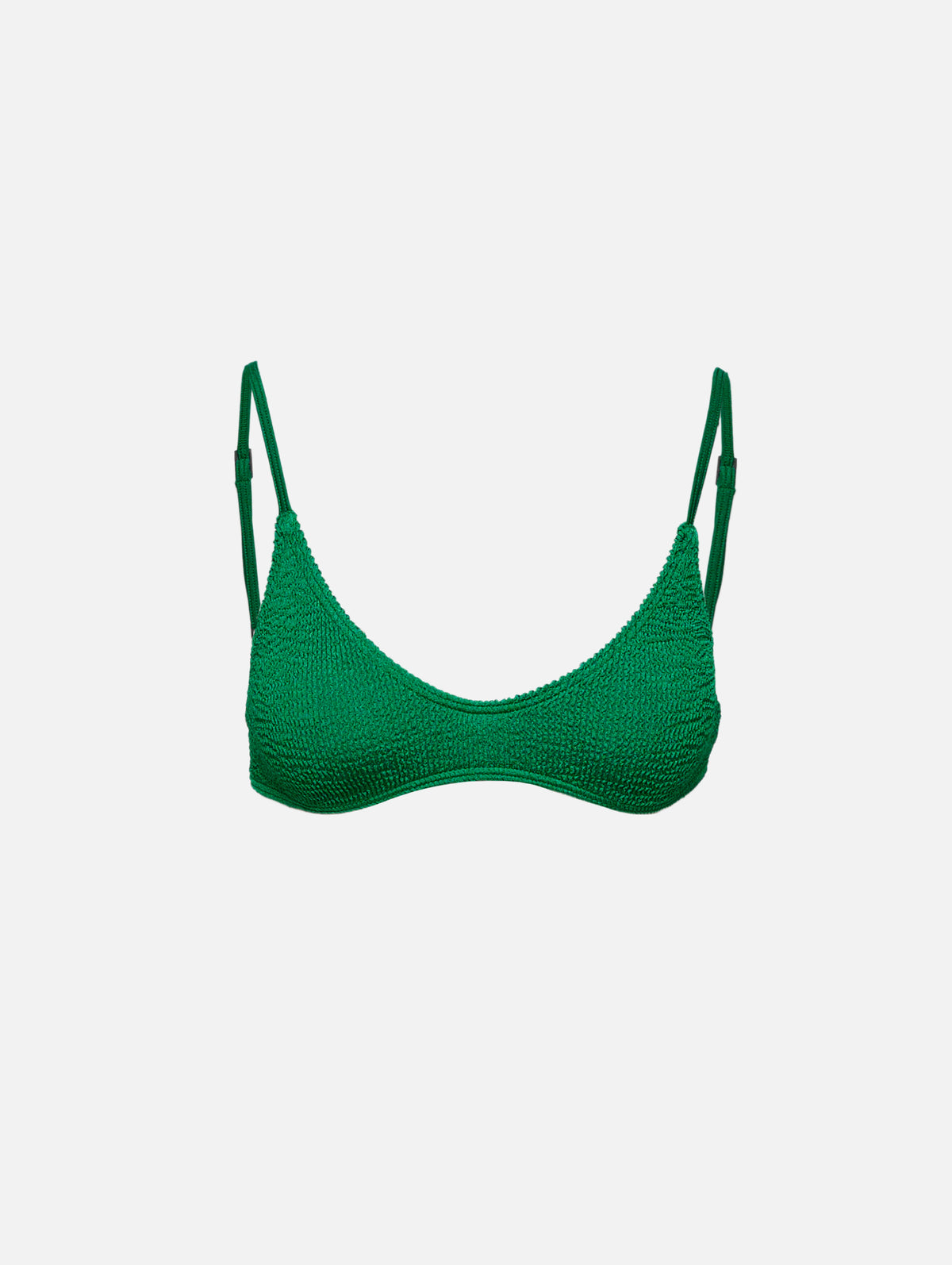 Edwards Crop Bikini Top,BOND-EYE,EMERALD SHIMMER,Image 1
