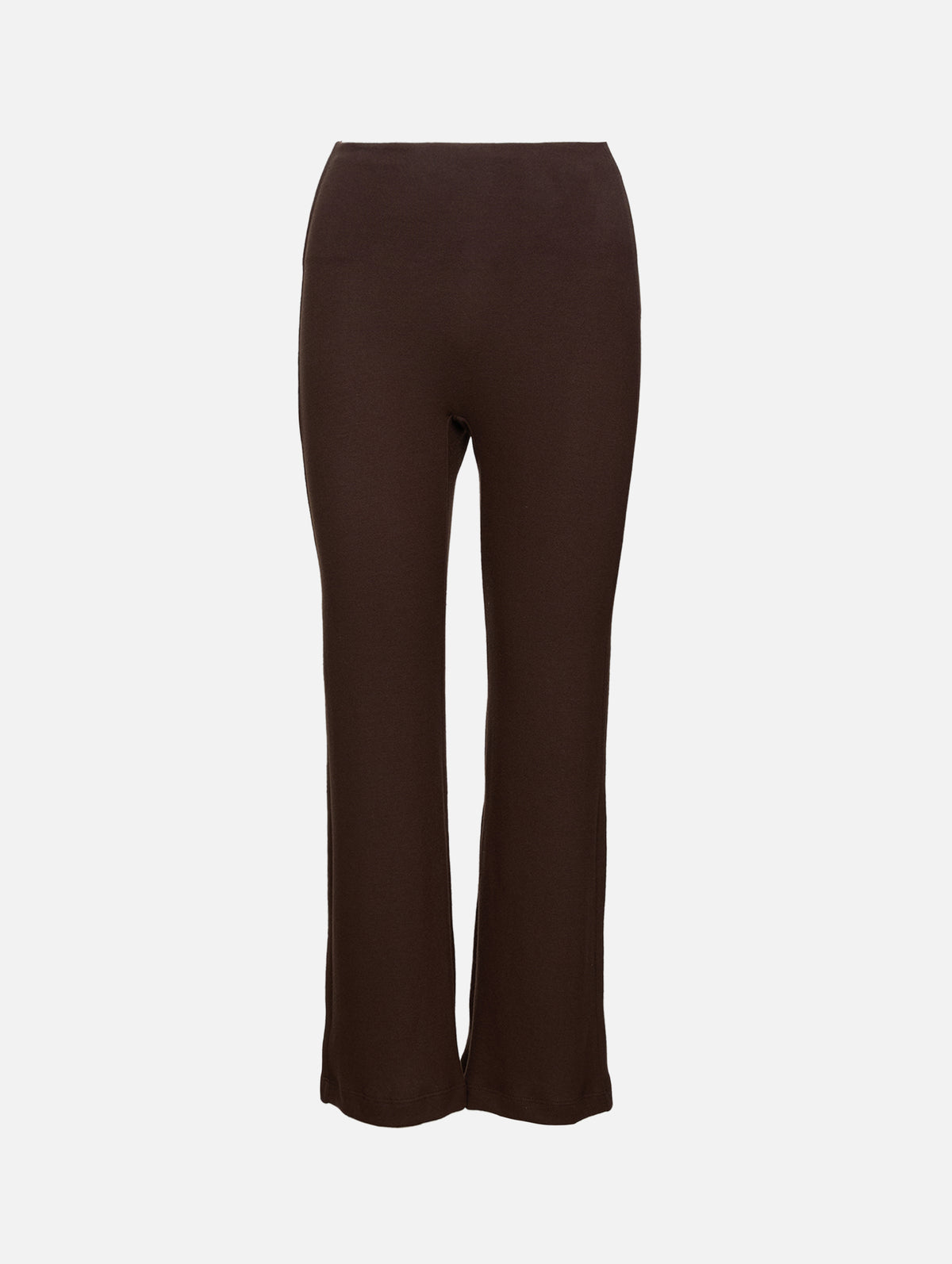 Lauren Crop Flare Pant,LESET,CHOCOLATE,Image 1