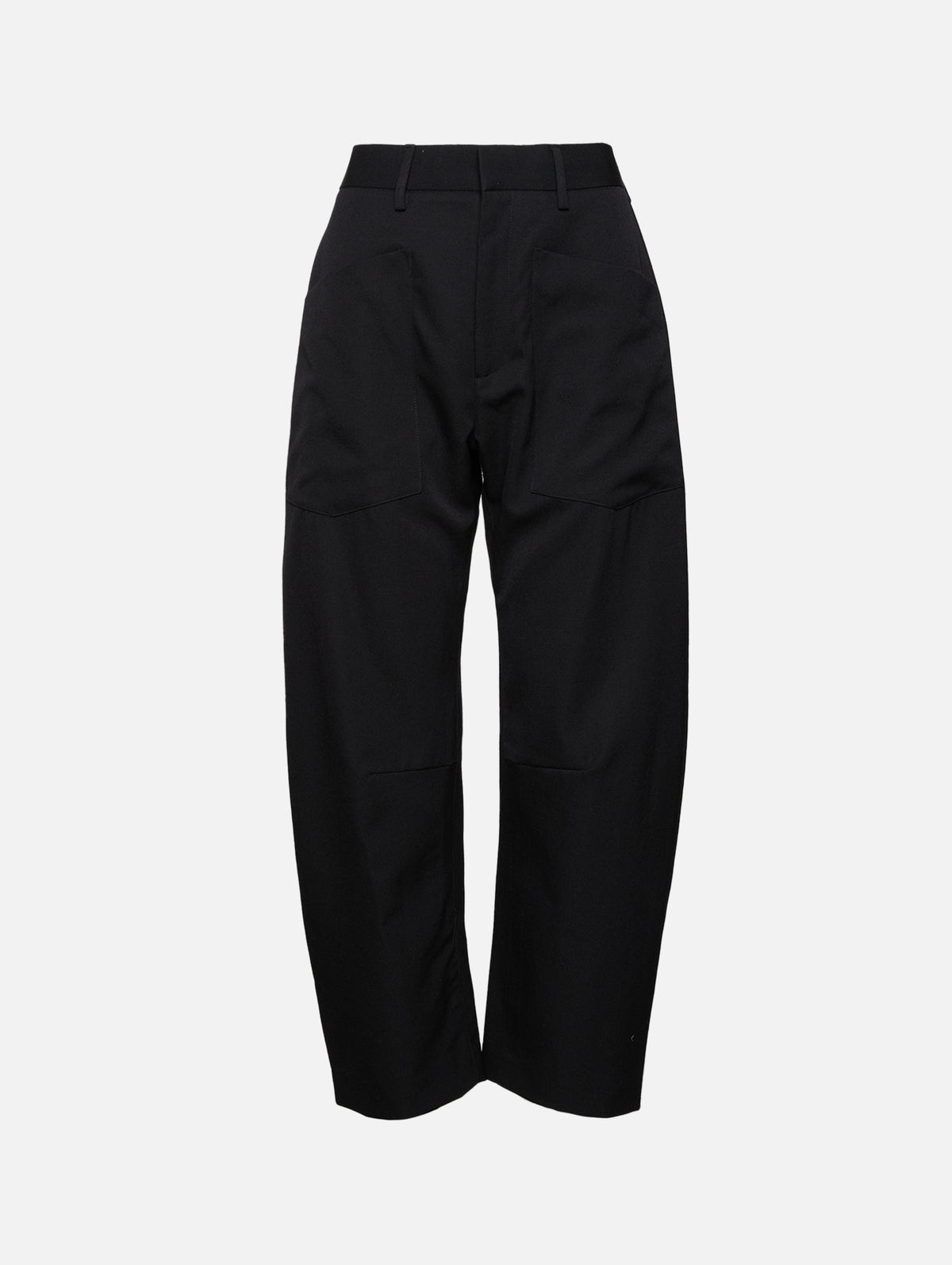 Shon Wool Pant,NILI LOTAN,BLACK,Image 1
