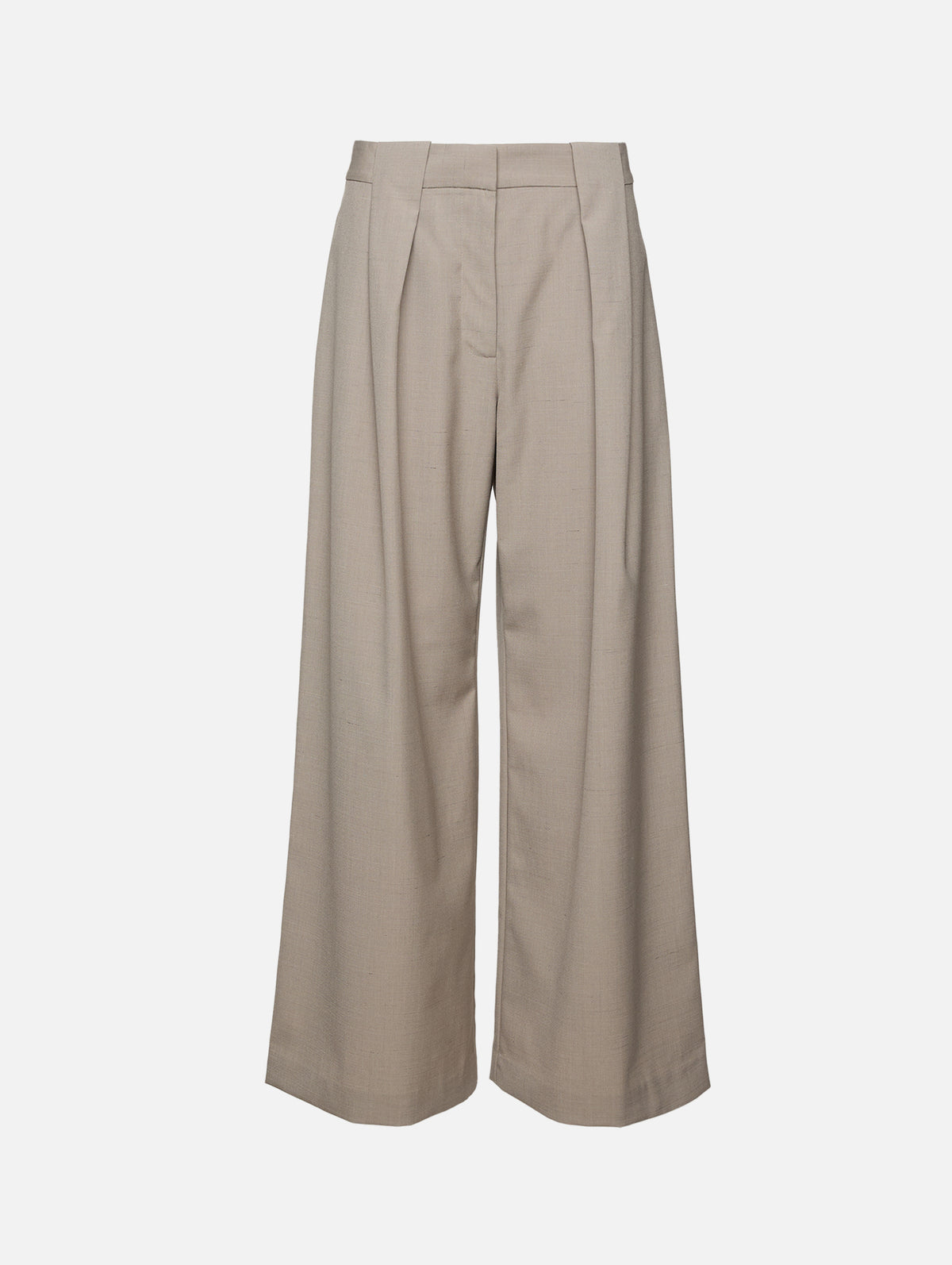 Pleat Loop Pant,ST AGNI,MOUSSE,Image 1