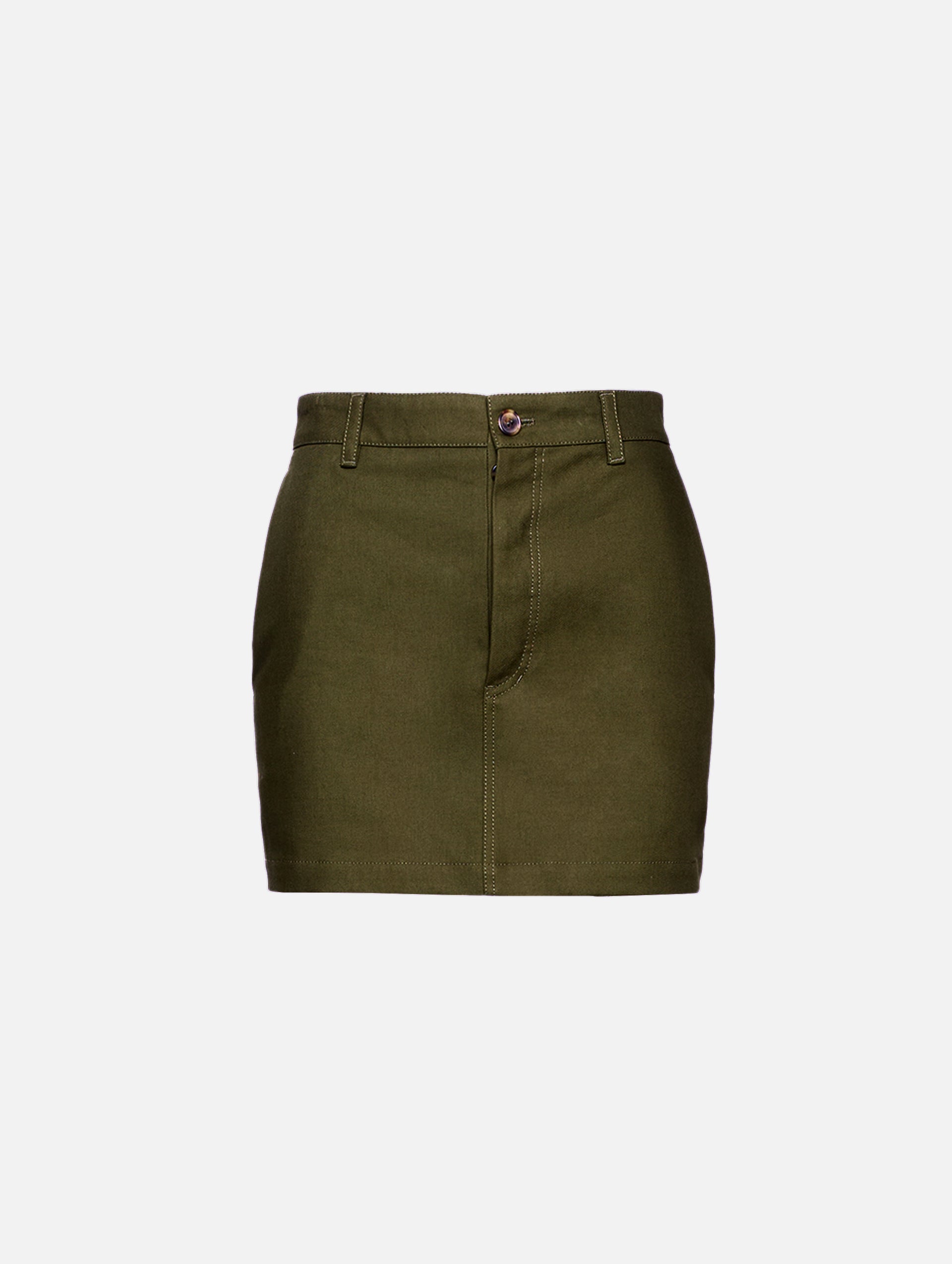 pheeny Cotton nylon dump military skirt レディース ファッション