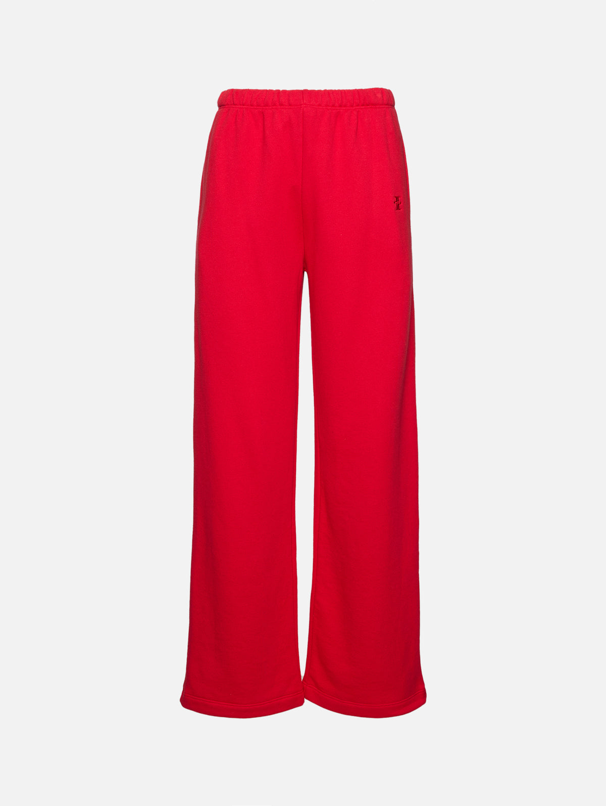 Oversized Wide Leg Sweatpant,ÉTERNE,ROUGE,Image 1