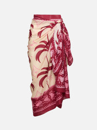 Dance Of Pareo,JOHANNA ORTIZ,ECRU/DARK CHERRY,Image 1