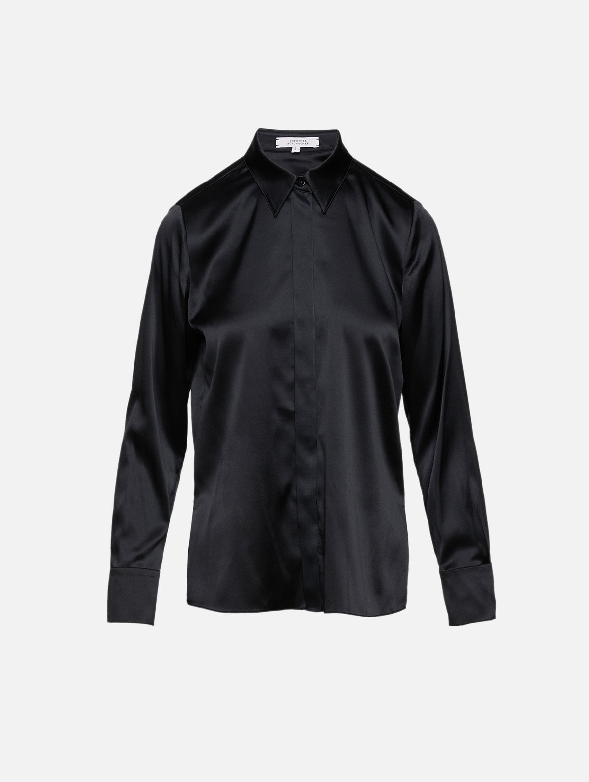 Sense of Shine Blouse,DOROTHEE SCHUMACHER,BLACK,Image 1