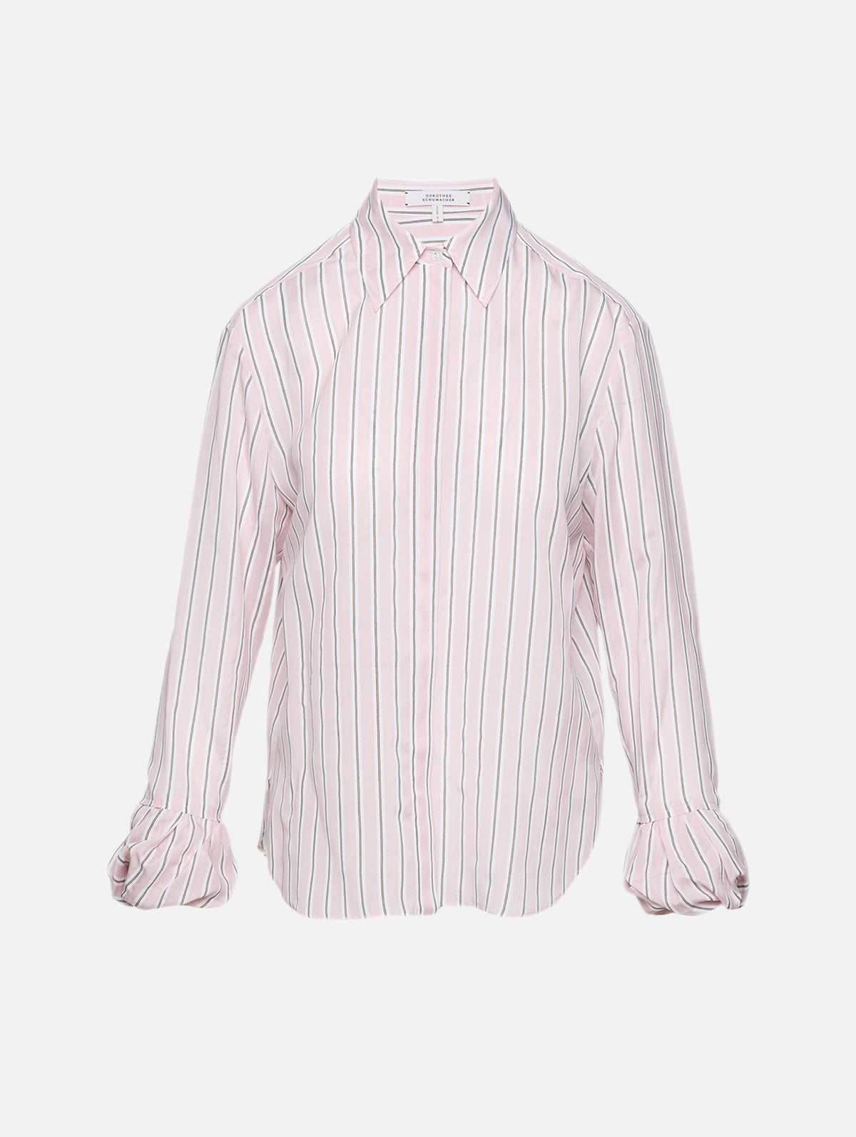 Striped Ease Blouse,DOROTHEE SCHUMACHER,ROSE STRIPE,Image 1