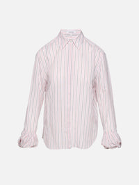 Striped Ease Blouse,DOROTHEE SCHUMACHER,ROSE STRIPE,Image 1