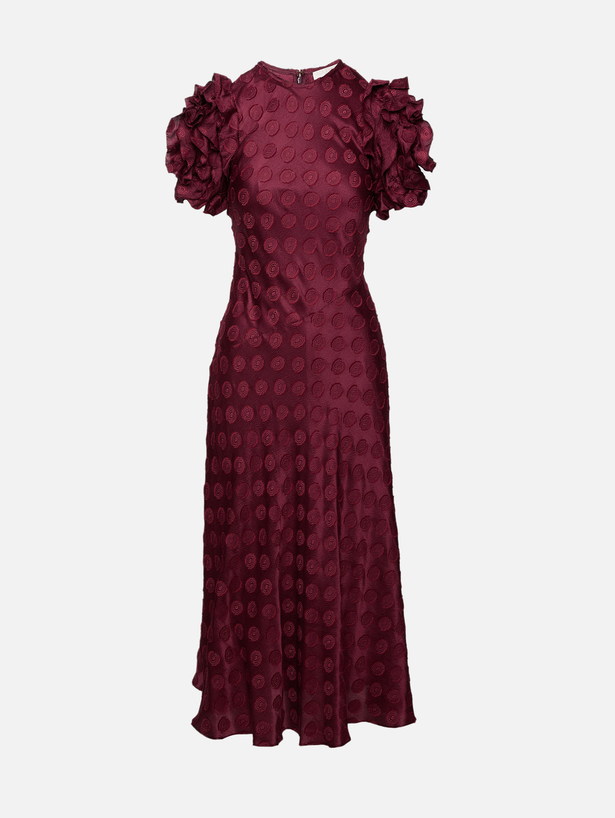 Elvia Dress,ULLA JOHNSON,CLARET,Image 1