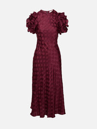 Elvia Dress,ULLA JOHNSON,CLARET,Image 1