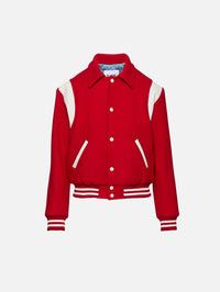 Varsity Jacket,RE/DONE,RED,Image 1