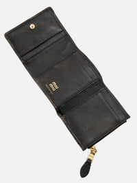 Distressed Logo Wallet,MIU MIU,CAFFE,Image 2