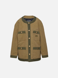 Cord Trimmed Chore Jacket,R13,DUSKY TAN,Image 1
