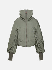 Oversized Padded Flight Jacket,R13,OLIVE GREEN,Image 1
