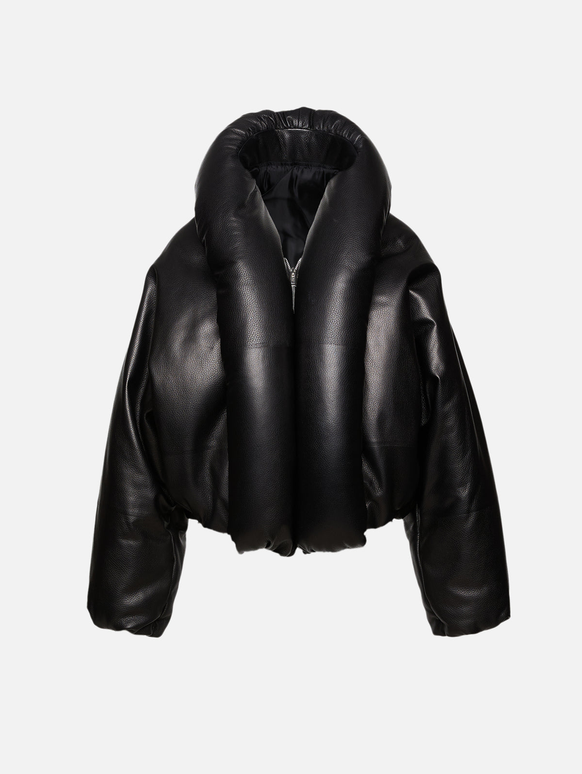 Padded Bomber Jacket,ALAIA,NOIR ALAIA,Image 1