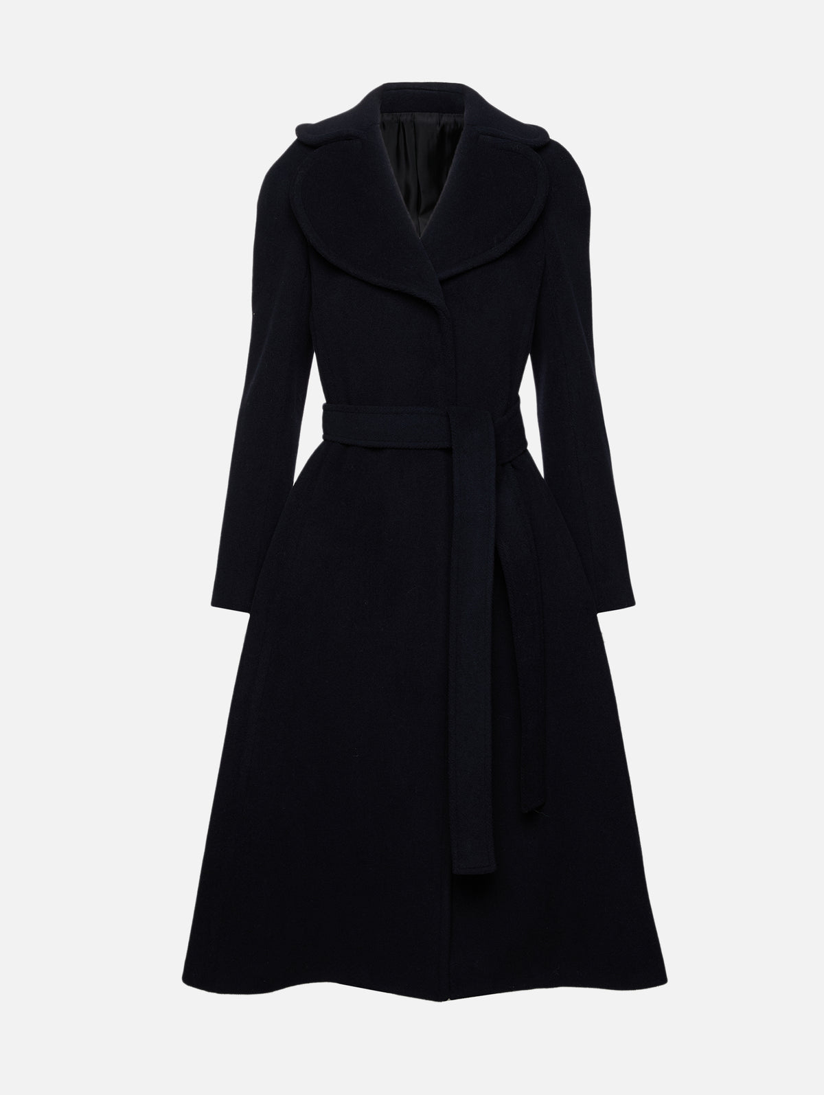 Cinched Coat,ALAIA,MARINE,Image 1