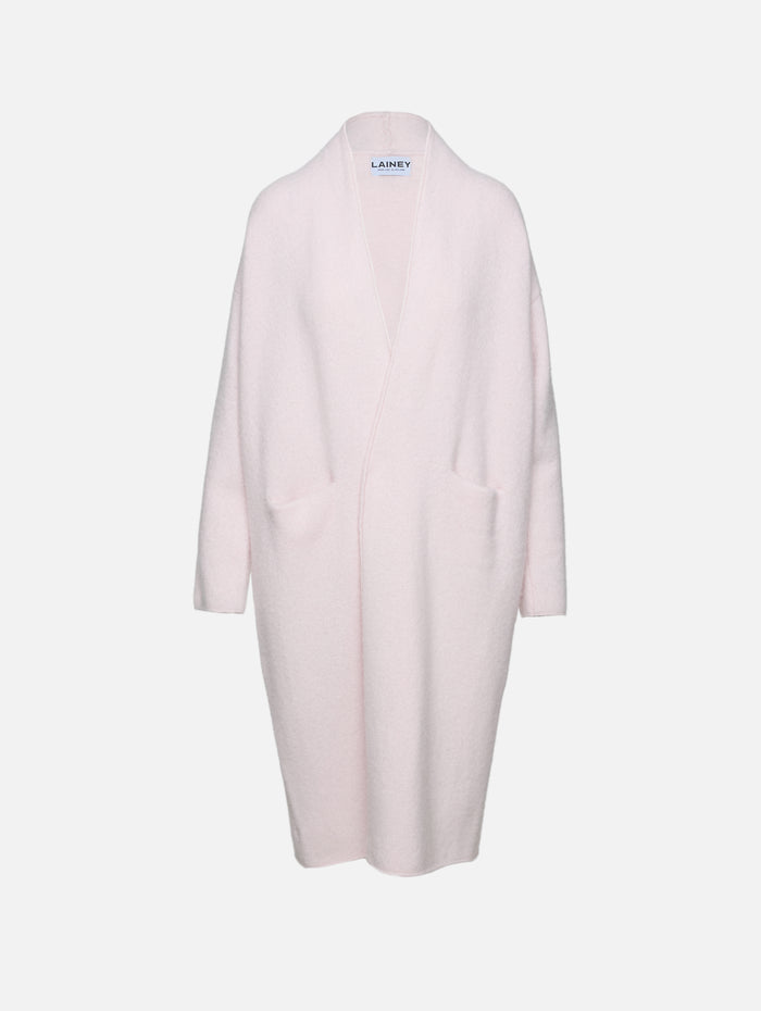 Slim Cocoon Coat,LAINEY KEOGH,CHERRY BLOSSOM,Image 1