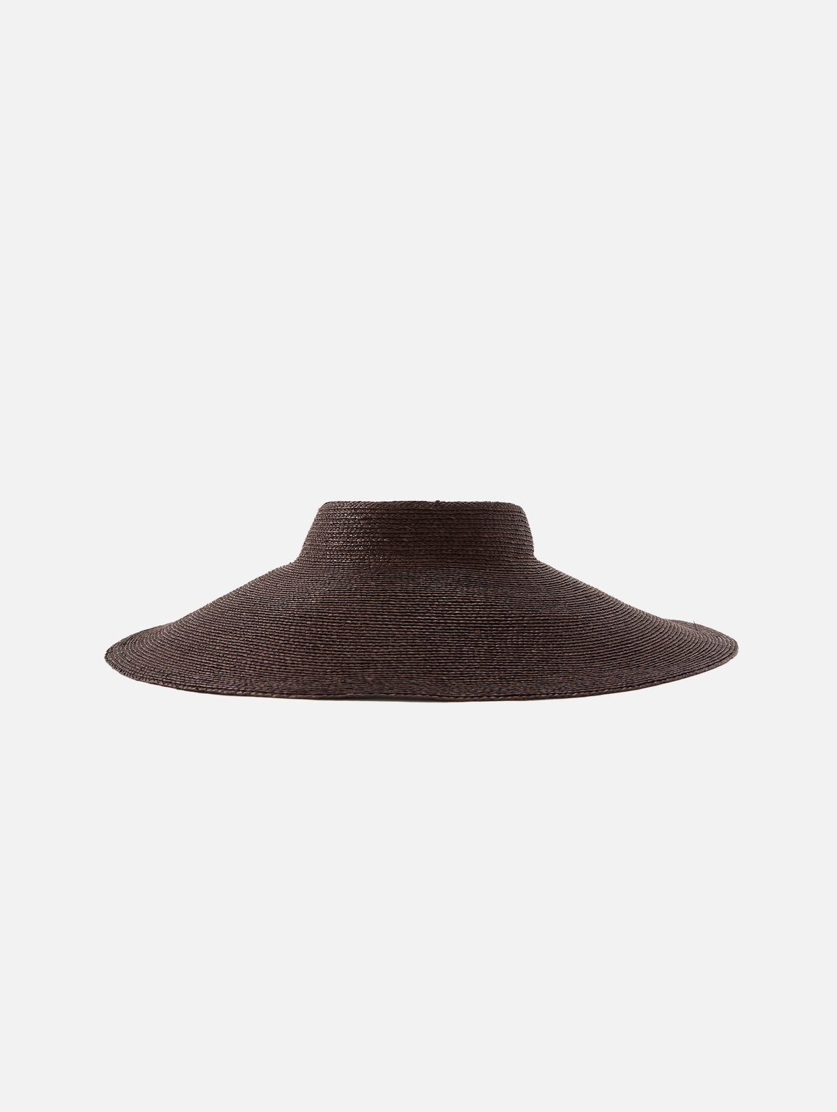 Birdie Oversized Visor,JANESSA LEONE,CHOCOLATE,Image 1