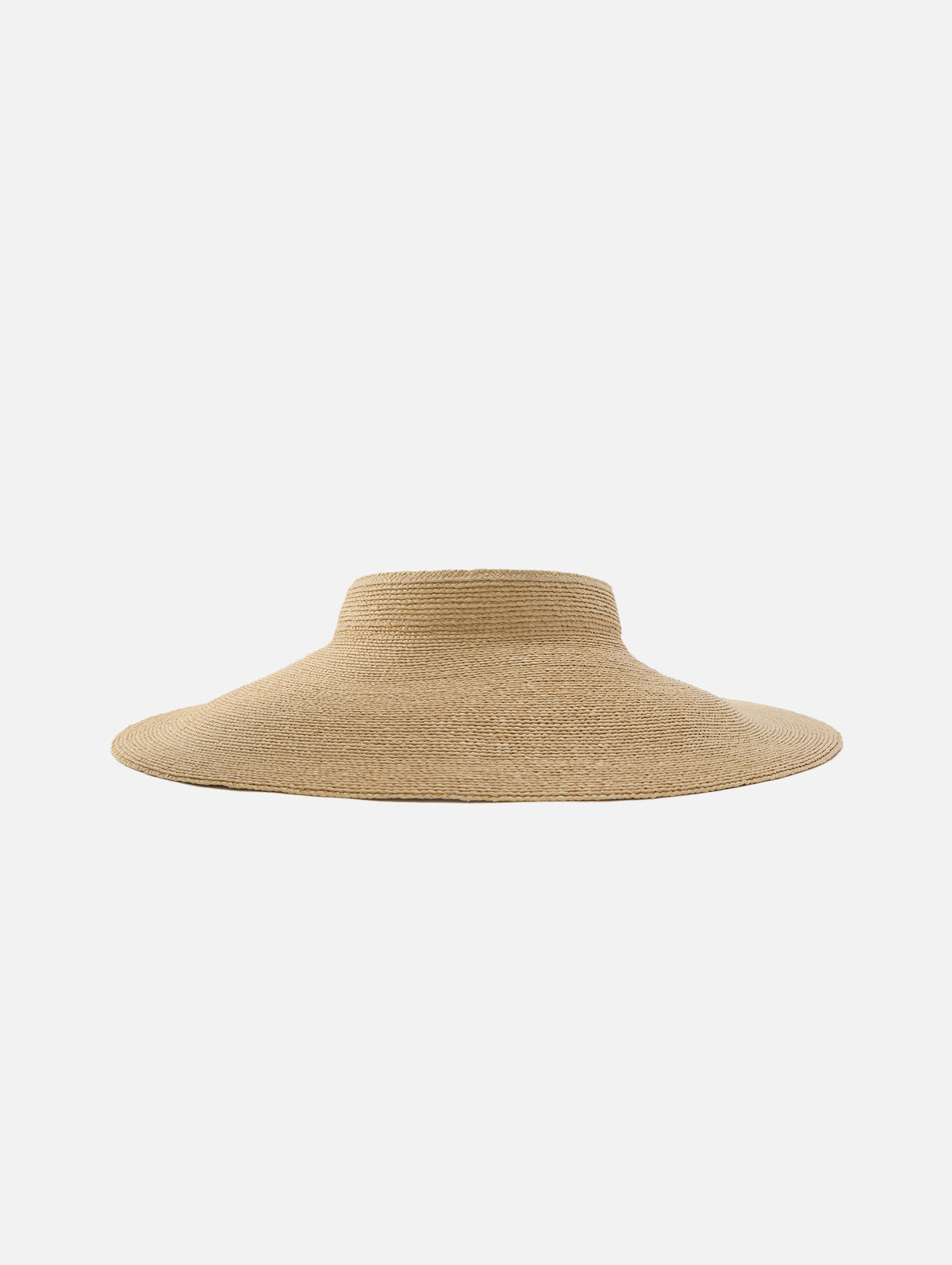 Birdie Oversized Visor,JANESSA LEONE,NATURAL,Image 1