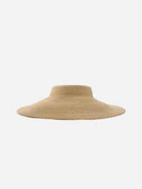 Birdie Oversized Visor,JANESSA LEONE,NATURAL,Image 1
