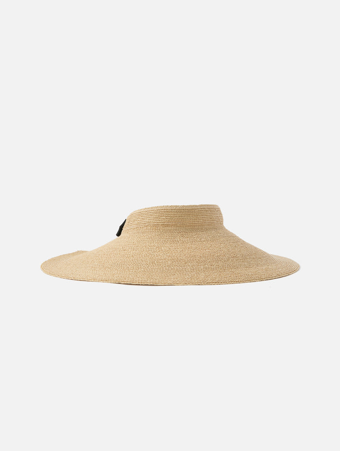 Birdie Oversized Visor,JANESSA LEONE,NATURAL,Image 1