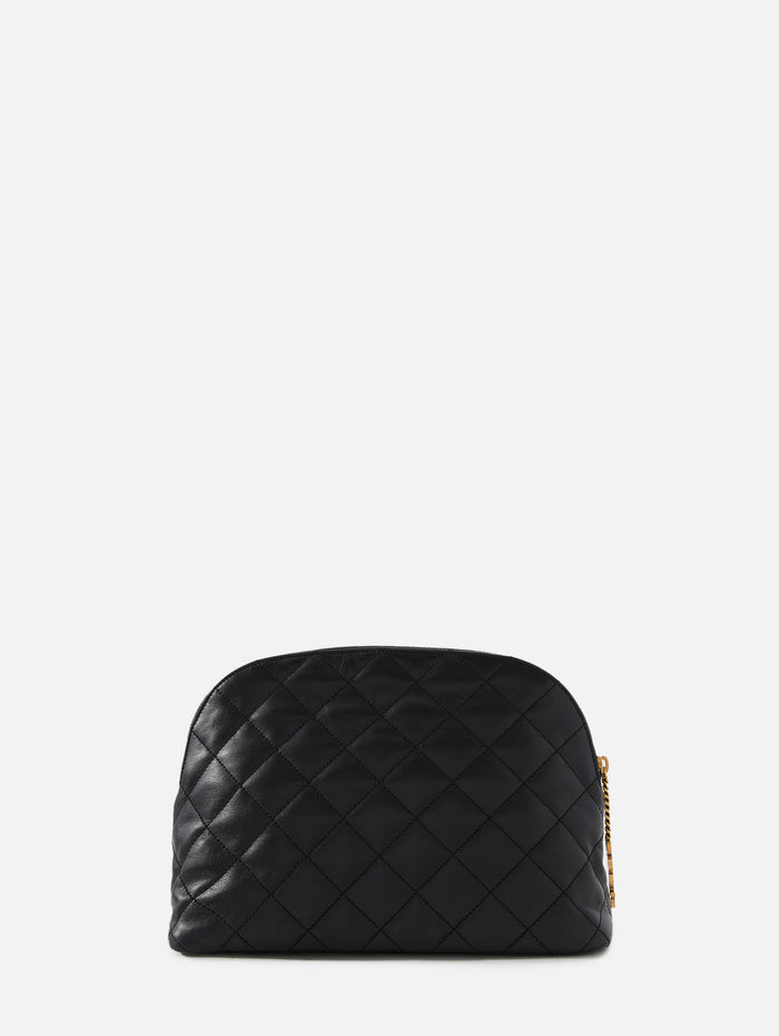 Large Cosmetic Pouch,SAINT LAURENT,NOIR,Image 1