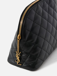 Large Cosmetic Pouch,SAINT LAURENT,NOIR,Image 2