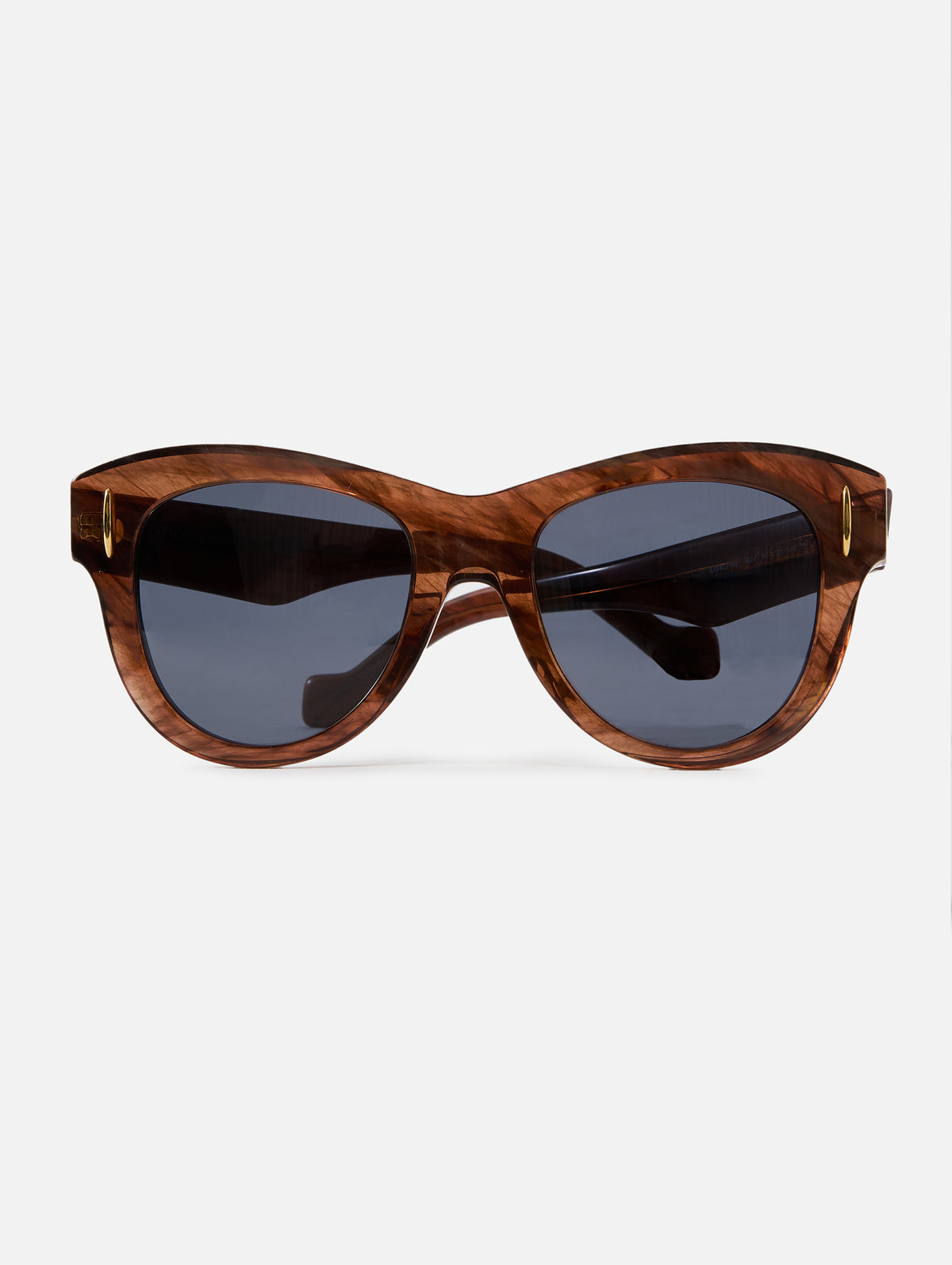 Anagram Frame Sunglasses,LOEWE EYEWEAR,SHINY BROWN,Image 1