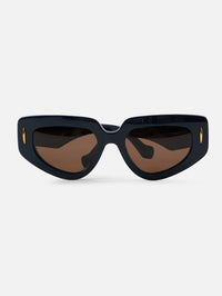Anagram Frame Sunglasses,LOEWE EYEWEAR,NAVY,Image 1