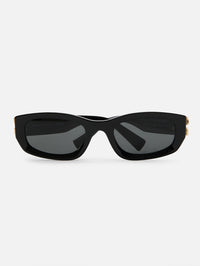 MU B04S Sunglasses,MIU MIU EYEWEAR,BLACK DARK GREY,Image 1