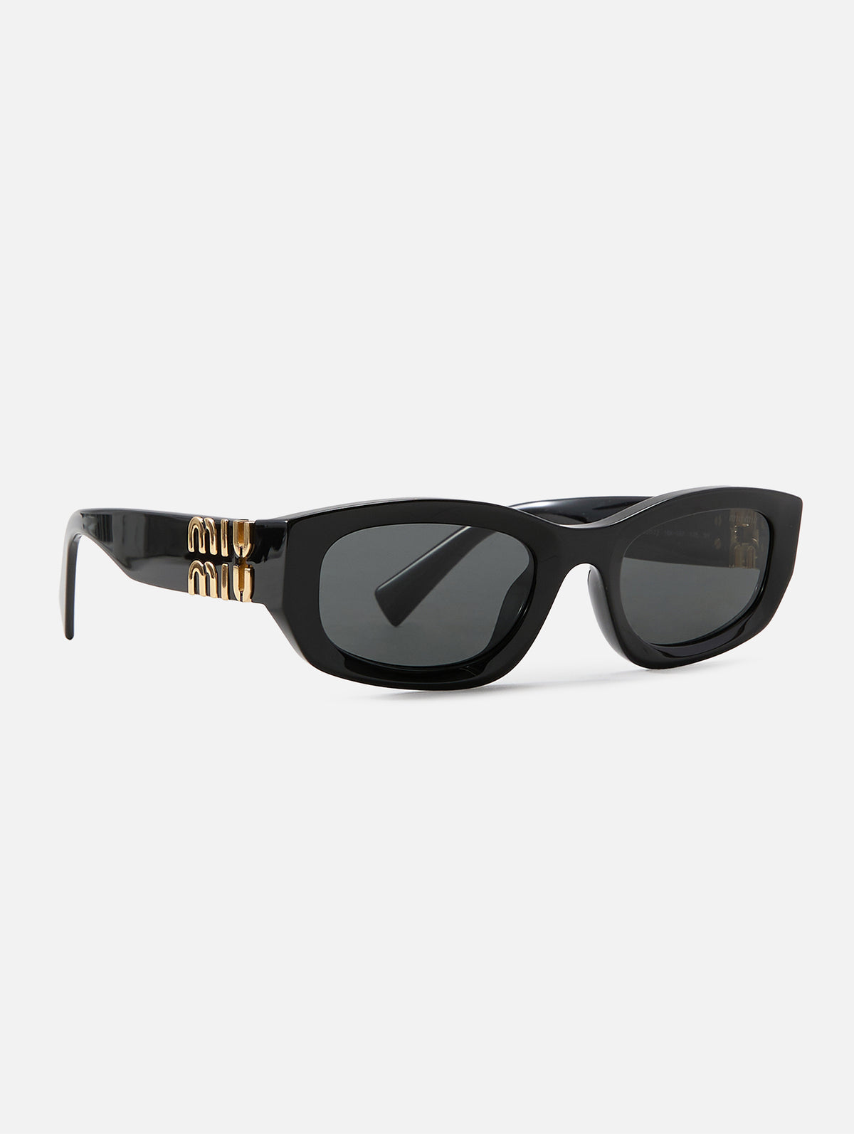 MU B04S Sunglasses,MIU MIU EYEWEAR,BLACK DARK GREY,Image 2