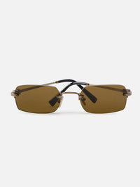 MU B50S Sunglasses,MIU MIU EYEWEAR,OLD GOLD,Image 1