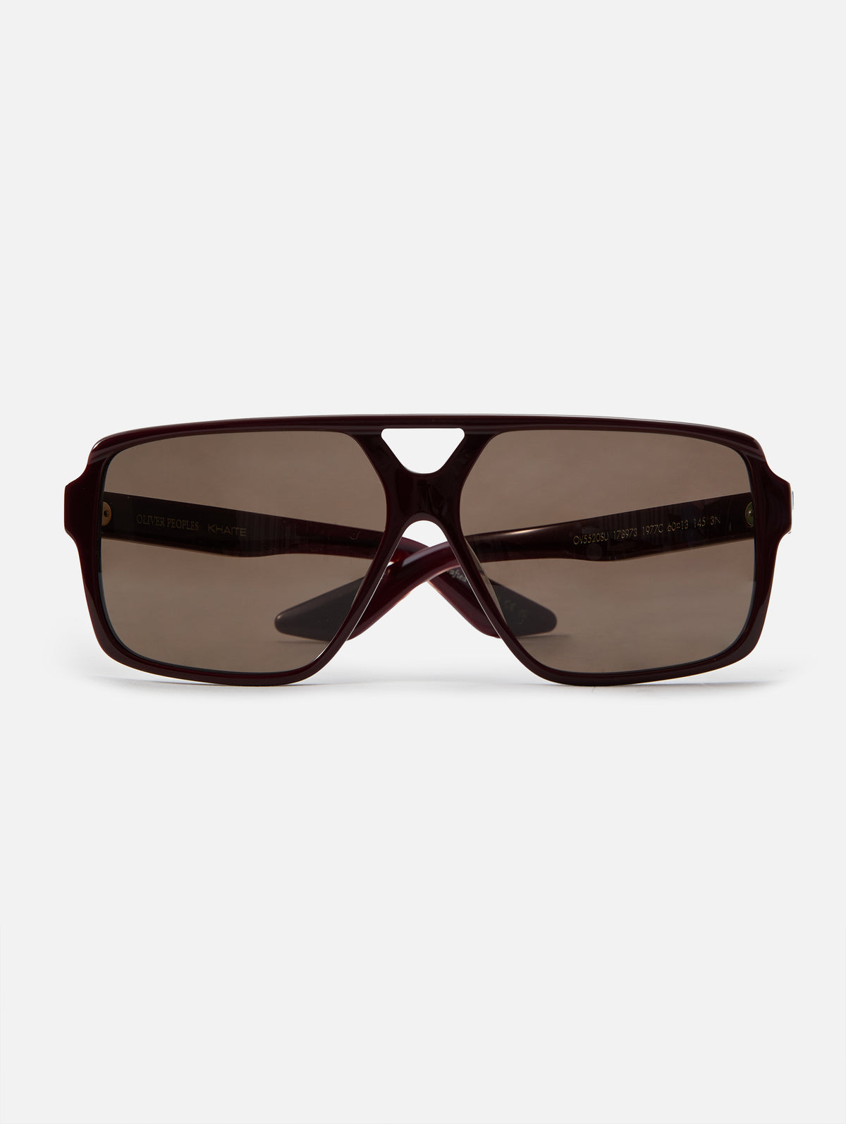 KHAITE x Oliver Peoples 1977C,OLIVER PEOPLES,BURGUNDY/BROWN,Image 1