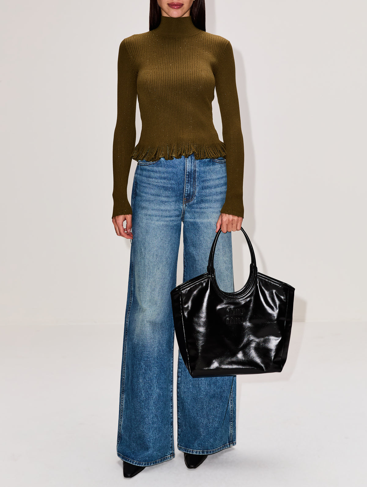 Yulia Top,ULLA JOHNSON,OLIVE,Image 2