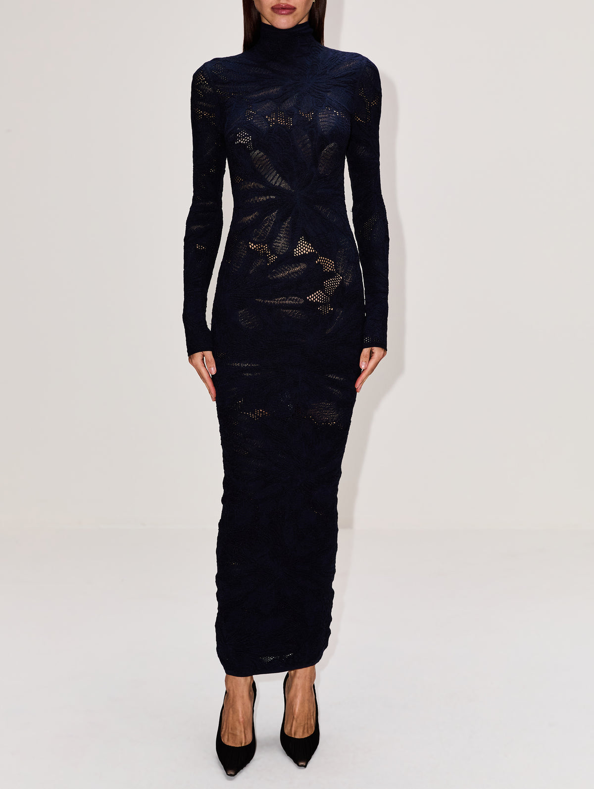 Bodycon Dress,ALAIA,MARINE,Image 2