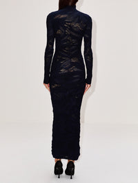 Bodycon Dress,ALAIA,MARINE,Image 4