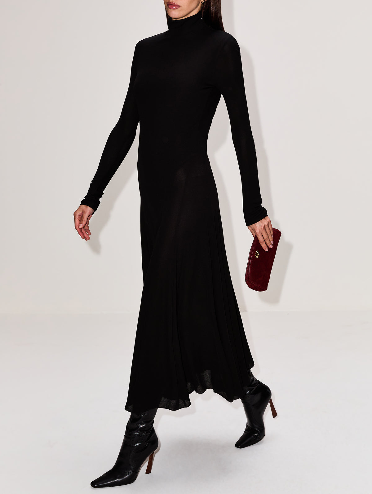 Heart Dress,ALAIA,NOIR ALAIA,Image 3