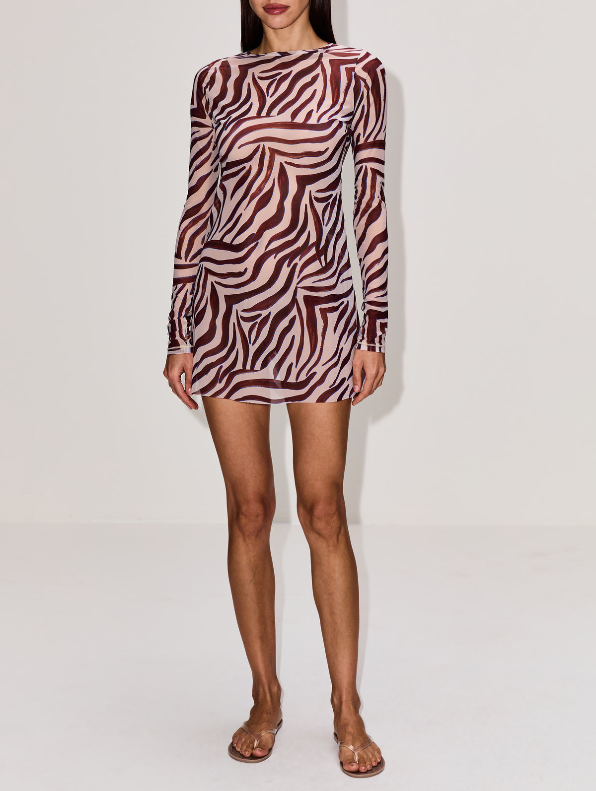 Gisele 2.0 Mini Dress,BOND-EYE,ZEBRA MESH,Image 2