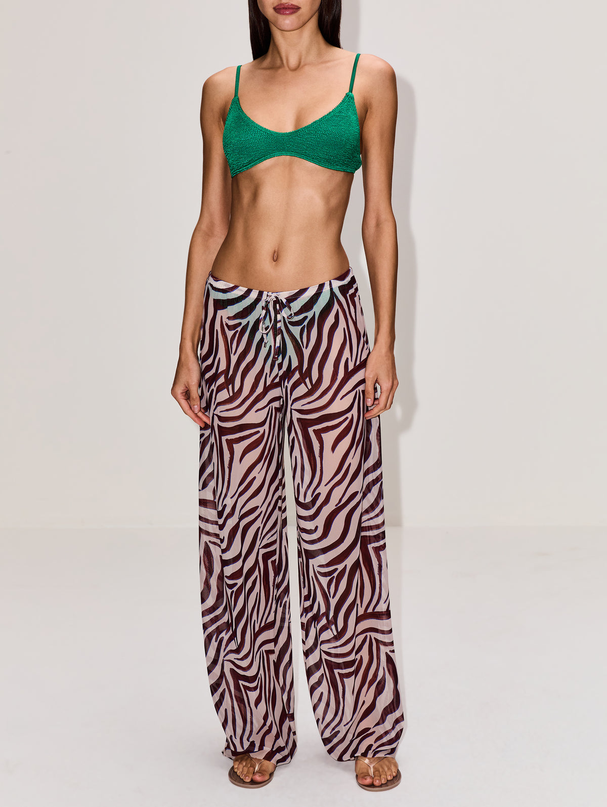 Edwards Crop Bikini Top,BOND-EYE,EMERALD SHIMMER,Image 4