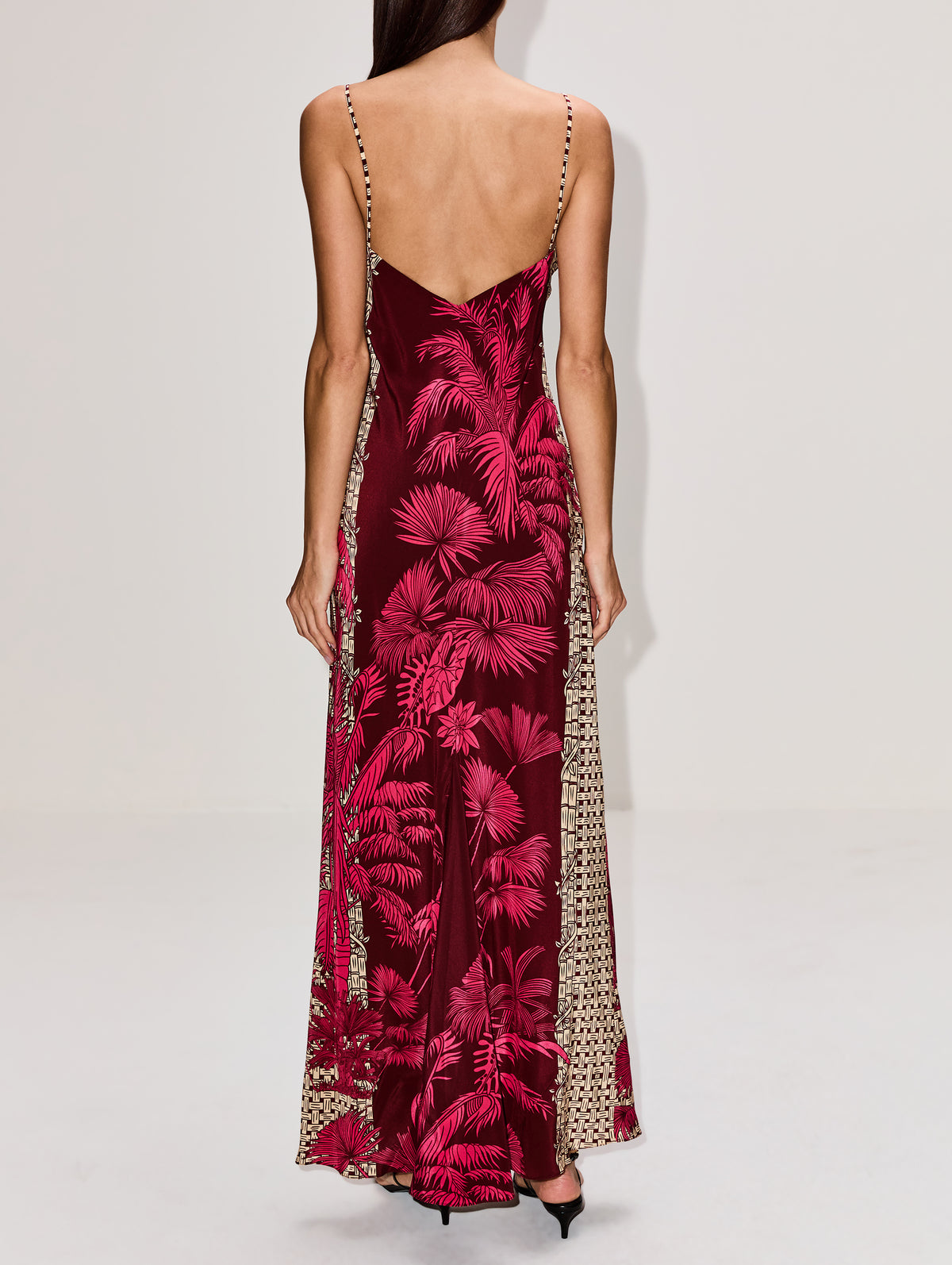 Tropical Harmony Maxi Dress,JOHANNA ORTIZ,ECRU/PINK,Image 4