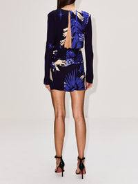 Gangaway Mini Dress,JOHANNA ORTIZ,NAVY/ECRU,Image 4