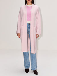 Slim Cocoon Coat,LAINEY KEOGH,CHERRY BLOSSOM,Image 2