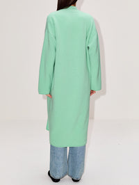 Slim Cocoon Coat,LAINEY KEOGH,MATCHA,Image 3
