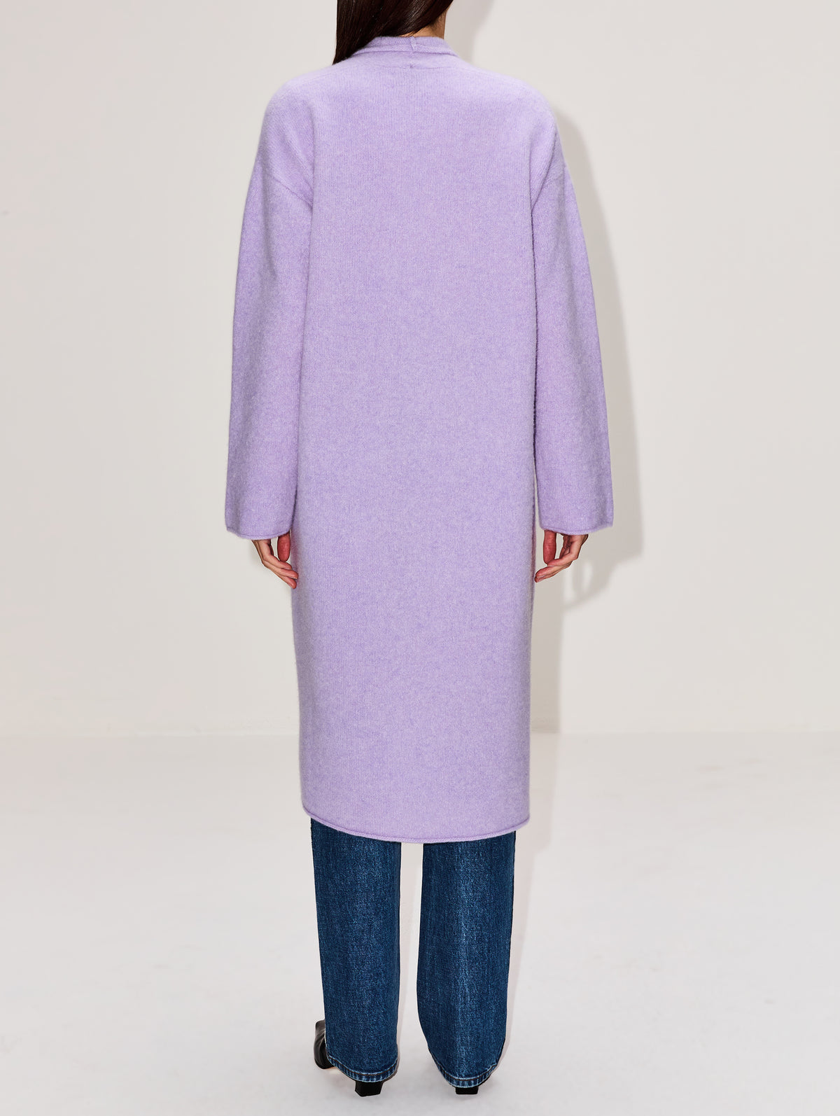Slim Cocoon Coat,LAINEY KEOGH,LAVENDULA,Image 3