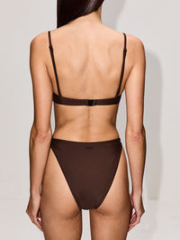 Equinox Bikini Top,MERIDIAN SWIMWEAR,UMBER,Image 3