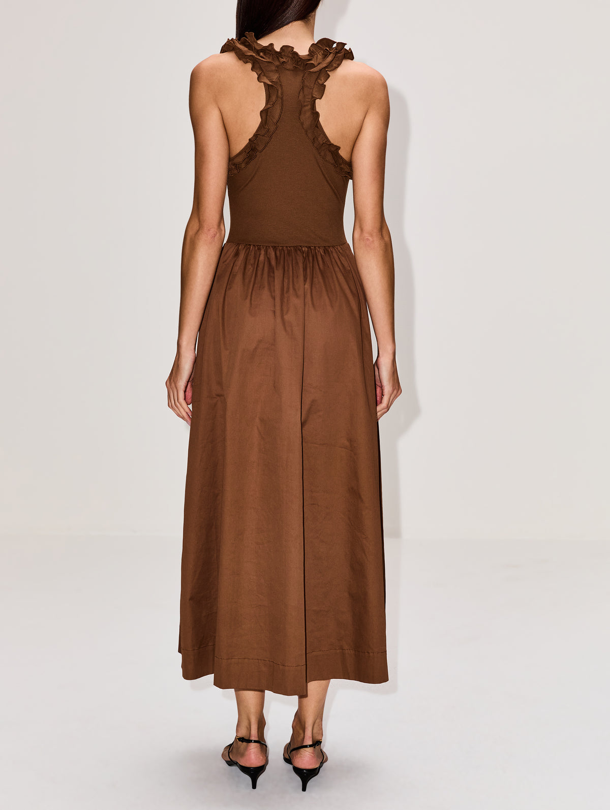 Paloma Maxi Dress,ROAME,TOFFEE,Image 4