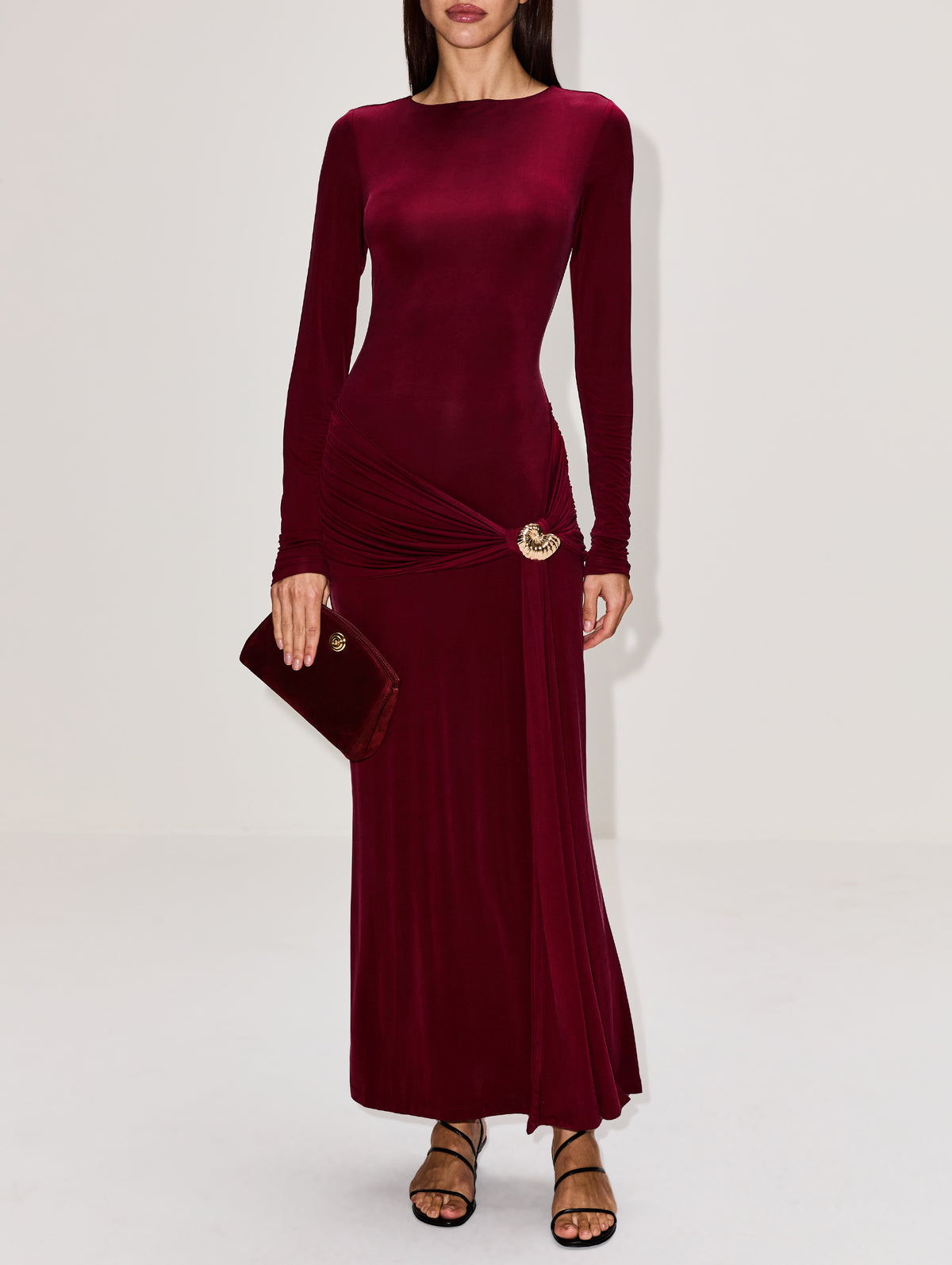 Josie Dress,ROAME,SANGRIA,Image 2